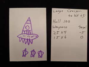 HarmoniousWorlds example spaceship cards